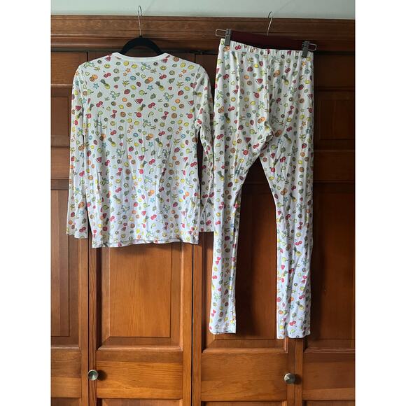 Roller Rabbit Women's Pima Cotton Tutti Frutti Classic Pajama Set Multicolor XS - Picture 2 of 13